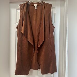 Chico's Rich Brown Women's Vest 16
